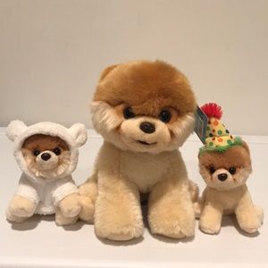 Three Boo Stuffed Animals